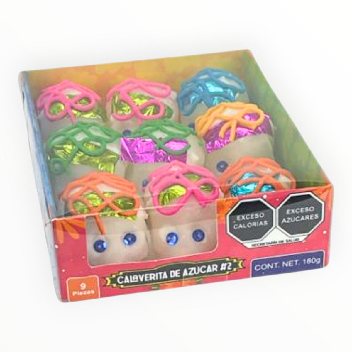 Calavera de azucar #2 9 pieza