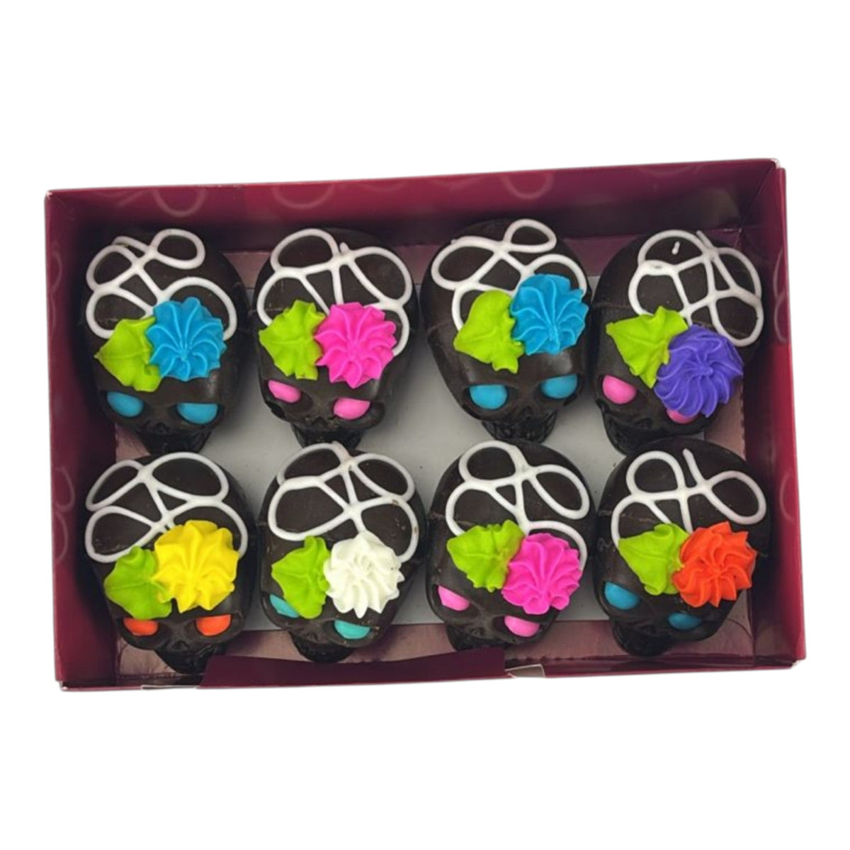 Calavera de chocolate #2 8 piezas