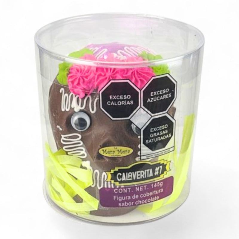 Calavera de chocolate #7i 1 pieza