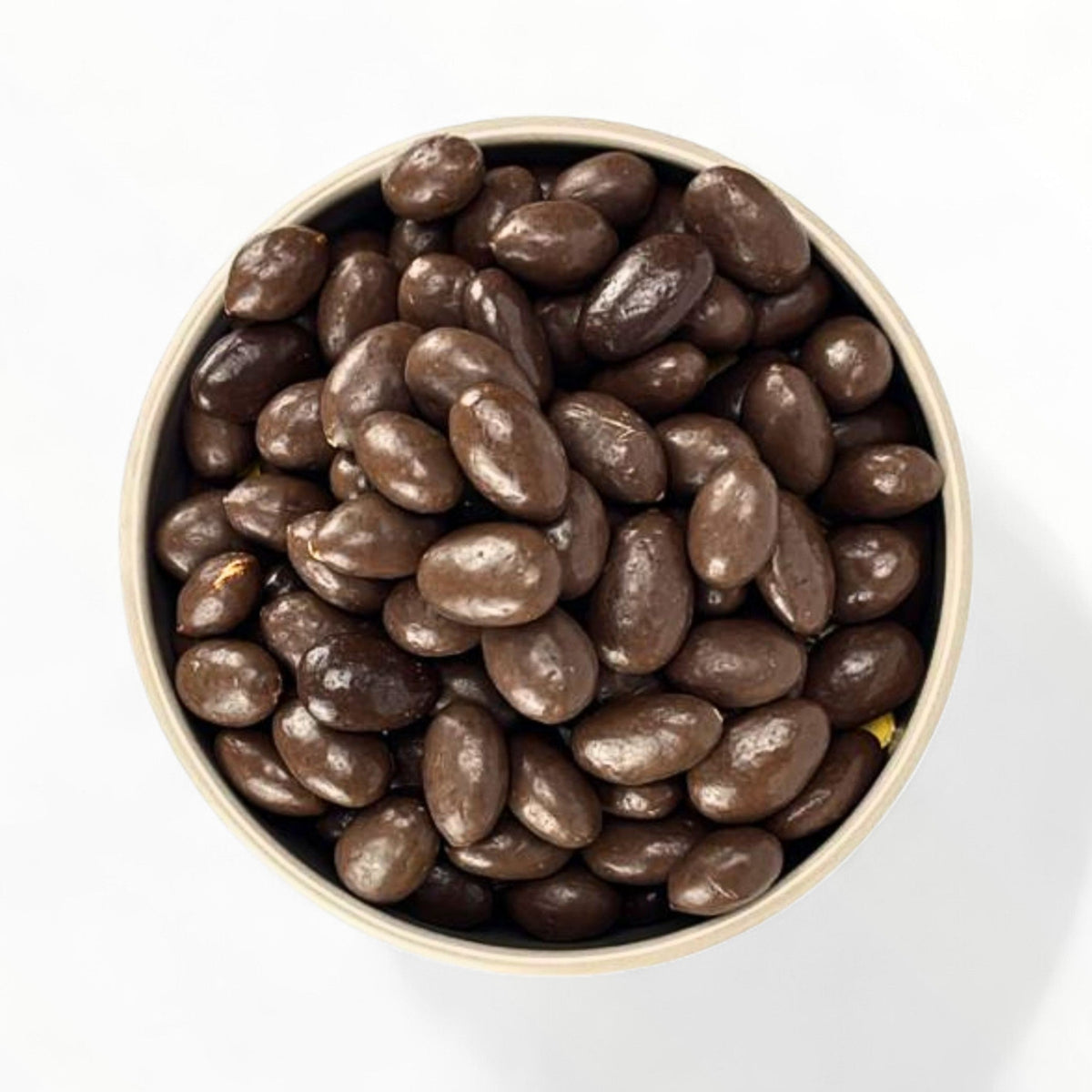 Almendra con chocolate oscuro 1kg  Bolsa Transparente