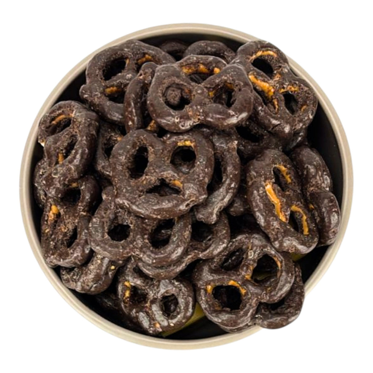 Pretzel Crujiente Cubierto con Chocolate Oscuro a granel 5kg