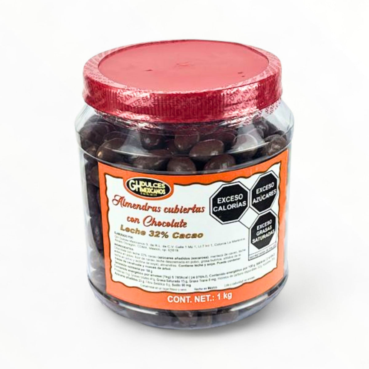 Almendra con chocolate oscuro Tarro 1kg